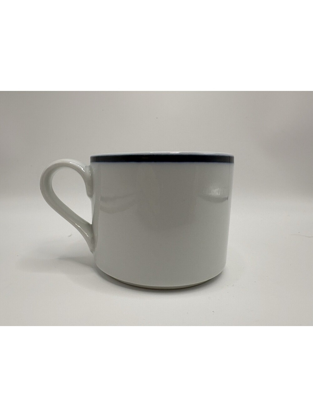 Dansk Bistro Christianshavn Blue 3" Flat Cup Coffee Mug Portugal Vintage